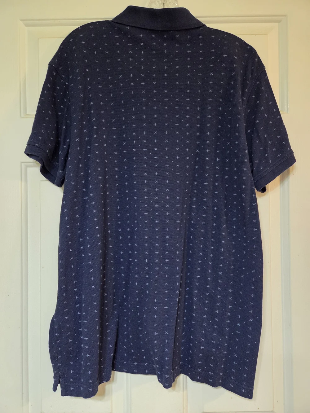 Levi's Men's Dark Navy Polo with Subtle Star Motif